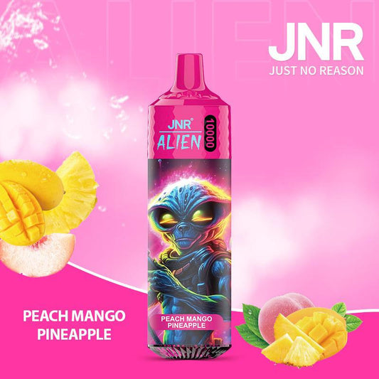 Puff alien 10k peach mango pinneapple