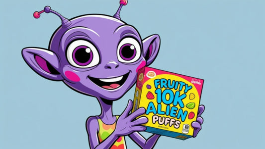 Box fruité puff alien 10k